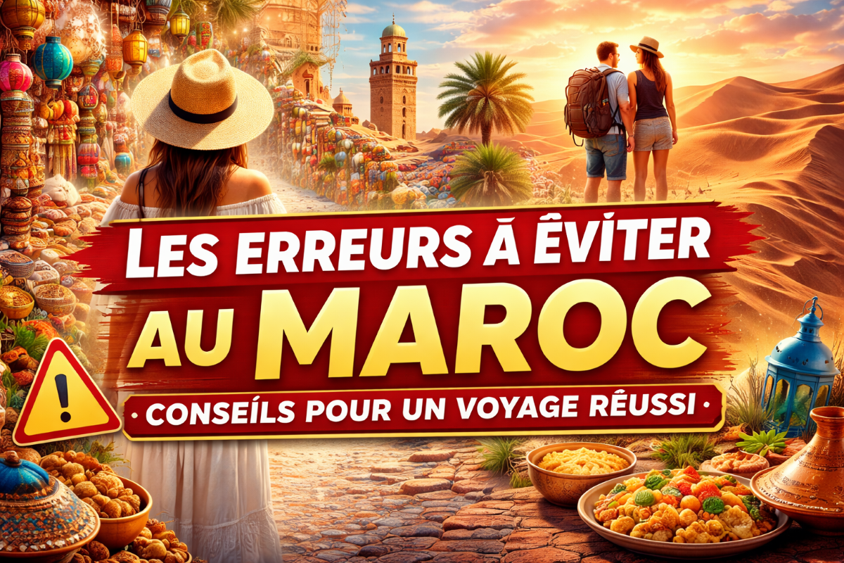 Les erreurs à éviter au Maroc
