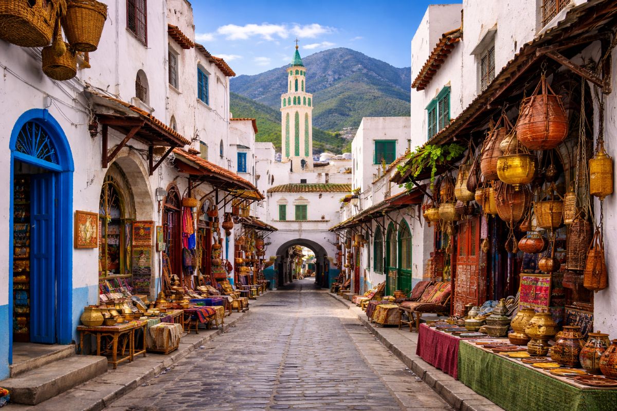 Médina de Tétouan au nord du Maroc.